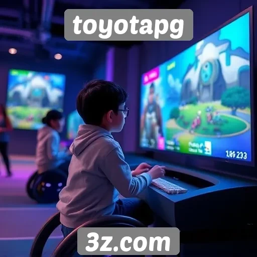 Acessibilidade em jogos no site toyotapg